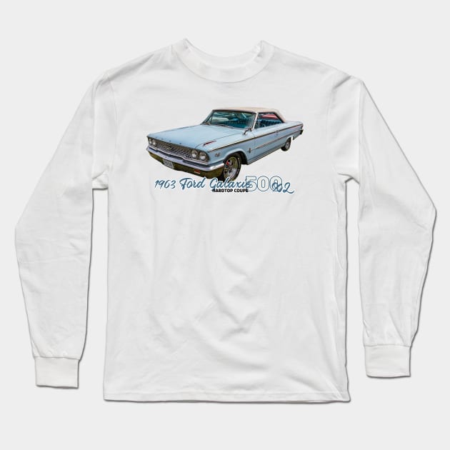 1963 Ford Galaxie 500 XL Hardtop Coupe Long Sleeve T-Shirt by Gestalt Imagery